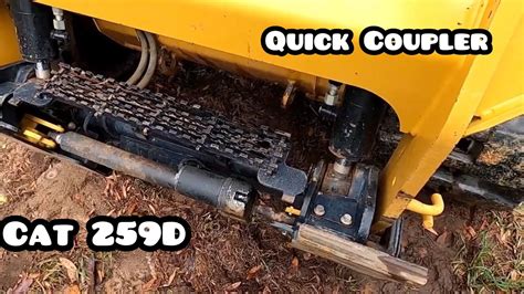 cat skid steer electric quick attach motor|caterpillar quick coupler harness.